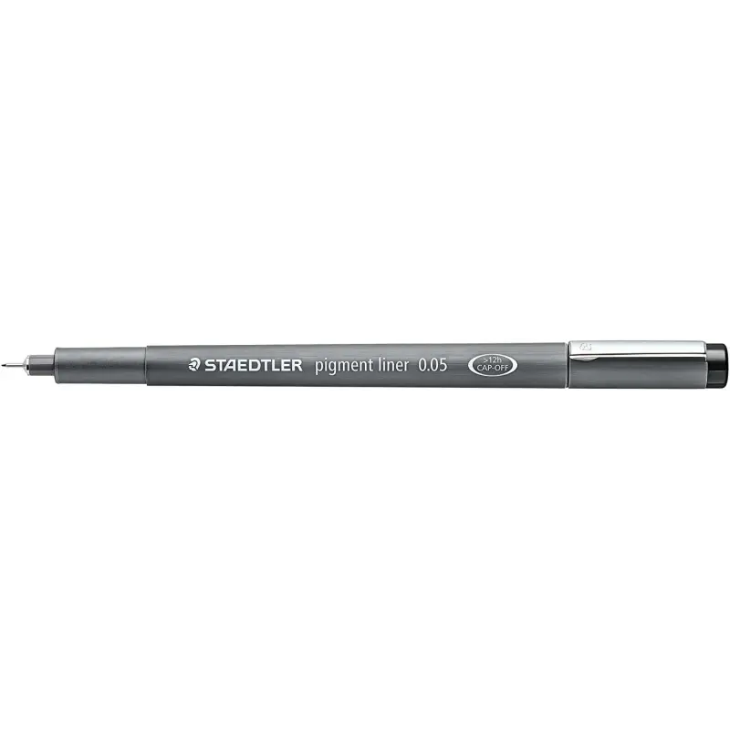 Staedtler Pigment Liner 308 Rotulador Calibrado - Trazo 0.05mm - Secado Rapido - Color Negro | Ahorro Imprimiendo