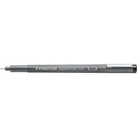 Staedtler Pigment Liner 308 Rotulador Calibrado - Trazo 0.05mm - Secado Rapido - Color Negro | Ahorro Imprimiendo