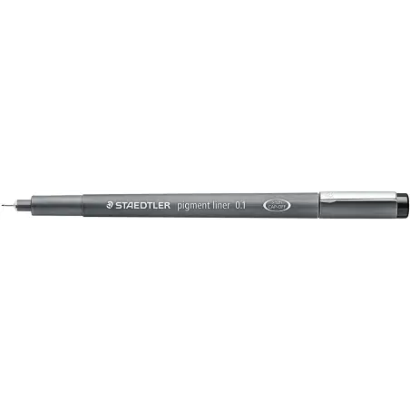 Staedtler Pigment Liner 308 Rotulador Calibrado - Trazo 0.1mm - Secado Rapido - Color Negro | Ahorro Imprimiendo