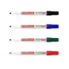 Erichkrause W-500 Pack de 4 Rotuladores para Pizarra Blanca - Punta en Forma de Bala - Trazo de 0.8 a 2.5mm - Tinta a Base de Al
