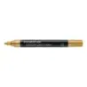 Staedtler Lumocolor 349 Marcador Acrilico Permanente - Trazo 2.4 mm Aprox - Tinta Base de Agua - Color Oro | Ahorro Imprimiendo