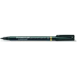 Staedtler Lumocolor Permanent Special 319 Rotulador Permanente - Punta de 1mm Aprox - Secado Rapido - Resistente a la Luminosida