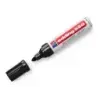 Edding 550 Rotulador Permanente - Punta Redonda - Trazo entre 3 y 4 mm. - Recargable - Secado Rapido - Color Negro | Ahorro Impr