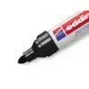 Edding 550 Rotulador Permanente - Punta Redonda - Trazo entre 3 y 4 mm. - Recargable - Secado Rapido - Color Negro | Ahorro Impr