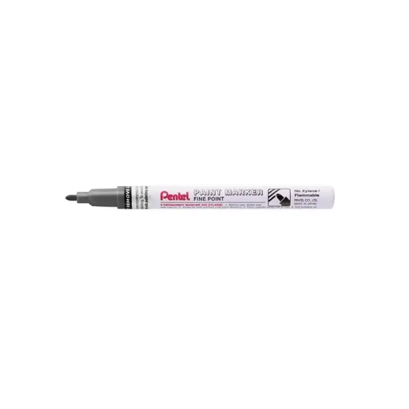 Pentel Paint Marker Marcador de Pintura - Punta Fina 2.9mm - Permanente en todas las Superficies - Resistente a Luz y Agua - Cue