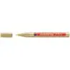 Edding 751 Rotulador Permanente - Punta Redonda - Trazo entre 1 y 2 mm. - Tinta Opaca - Secado Rapido - Color Oro | Ahorro Impri