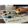Stabilo Boss Mini Pack de 3 Marcadores Mini Fluorescentes - Trazo entre 2 y 5mm - Tinta con Base de Agua - Antisecado - Colores