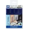 Staedtler Textsurfer Classic 364 Pack de 4 Marcadores Fluorescentes - Secado Rapido - Trazo 1 - 5mm Aprox - Colores Surtidos | A