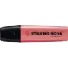 Stabilo Boss 70 Pastel Pack de 4 Marcadores Fluorescentes - Trazo entre 2 y 5mm - Recargable - Tinta con Base de Agua - Colores