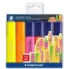 Staedtler Textsurfer Classic 364 Pack de 6 Marcadores Fluorescentes - Secado Rapido - Trazo 1 - 5mm Aprox - Colores Surtidos | A