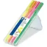Staedtler Triplus Textsurfer 362 Pack de 4 Marcadores Fluorescentes - Trazo 1 - 4mm Aprox - Tina Base de Agua - Colores Surtidos