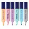 Staedtler Textsurfer Classic 364 Pack de 6 Marcadores Fluorescentes - Secado Rapido - Trazo 1 - 5mm Aprox - Colores Pastel Surti