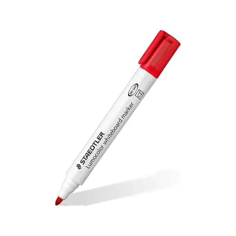 Staedtler Lumocolor 351 Pack de 4 Marcadores para Pizarra Blanca - Secado Rapido - Colores Surtidos | Ahorro Imprimiendo