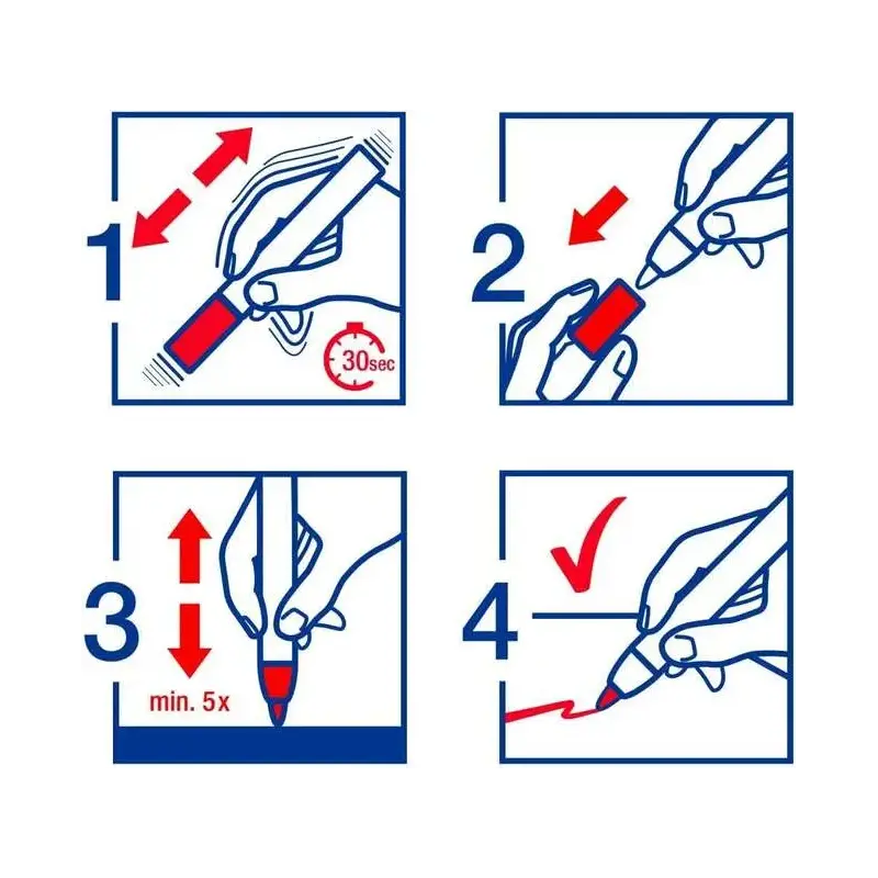 Edding 4085 Pack de 2 Rotuladores de Tiza Liquida - Punta Redonda - Trazo 1-3mm - Olor Neutro - Color Blanco | Ahorro Imprimiend
