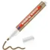 Edding 8900 Rotulador Permanente para Muebles - Punta Redonda 1.5-2mm - Resistente a la Luz - Secado Rapido - Color Nogal Claro