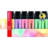 Stabilo Boss 70 Pastel Pack de 6 Rotuladores Marcadores Fluorescentes - Trazo entre 2 y 5mm - Recargable - Tinta con Base de Agu
