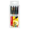 Stabilo Navigator Pack de 4 Marcadores Fluorescentes - Zona de Agarre - Diseño Delgado - Practico Clip para Llevar - Trazo entre