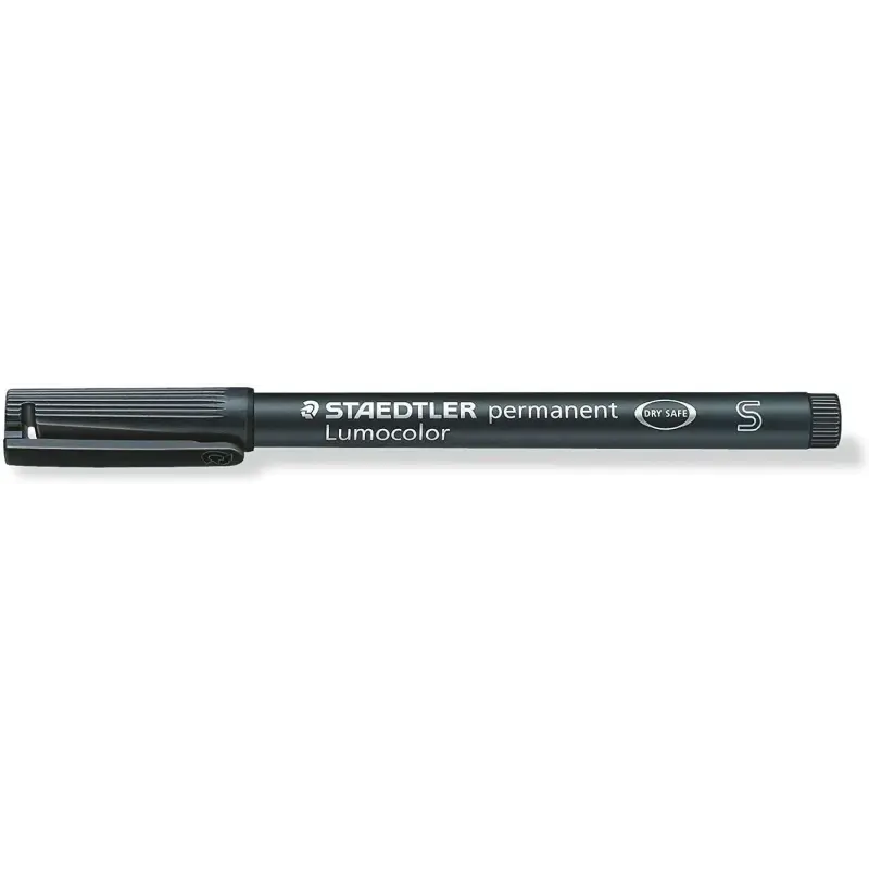 Staedtler Lumocolor Permanent Pack con 4 Rotuladores Permanentes - Diferentes Puntas - Resistente al Agua - Recargables - Color
