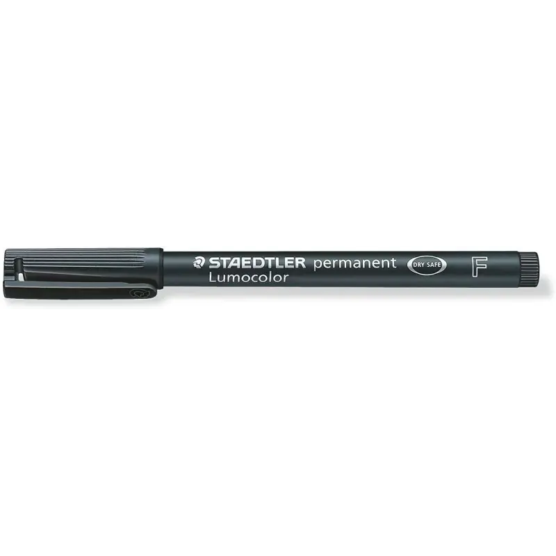 Staedtler Lumocolor Permanent Pack con 4 Rotuladores Permanentes - Diferentes Puntas - Resistente al Agua - Recargables - Color