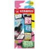 Stabilo Boss Mini by Snooze One Pack de 5 Mini Marcadores Fluorescentes - Trazo entre 2 y 5mm - Tinta con Base de Agua - Antisec