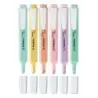Stabilo Swing Cool Pastel Pack de 6 Marcadores Fluorescentes - Cuerpo Plano - Punta Biselada - Trazo entre 1 y 4mm - Tinta con B
