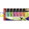 Stabilo Boss 70 Pack de 8 Marcadores Fluorescentes - Trazo entre 2 y 5mm - Recargable - Tinta con Base de Agua - Colores Surtido