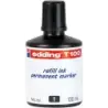 Edding T100 Bote de Recarga para Rotulador Permanente - Capacidad 100ml - Color Negro | Ahorro Imprimiendo