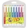 Stabilo Swing Cool Pack de 8 Marcadores Fluorescentes - Cuerpo Plano - Punta Biselada - Trazo entre 1 y 4mm - Tinta con Base de