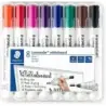 Staedtler Lumocolor 351 Pack de 8 Marcadores para Pizarra Blanca - Secado Rapido - Colores Surtidos | Ahorro Imprimiendo