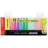 Stabilo Boss 70 Pack de Escritorio de 15 Marcadores Fluorescente - Practica Base para Escritorio - Trazo entre 2 y 5mm - Recarga
