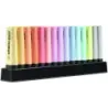 Stabilo Boss 70 Pack de Escritorio de 15 Marcadores Fluorescente - Practica Base para Escritorio - Trazo entre 2 y 5mm - Recarga