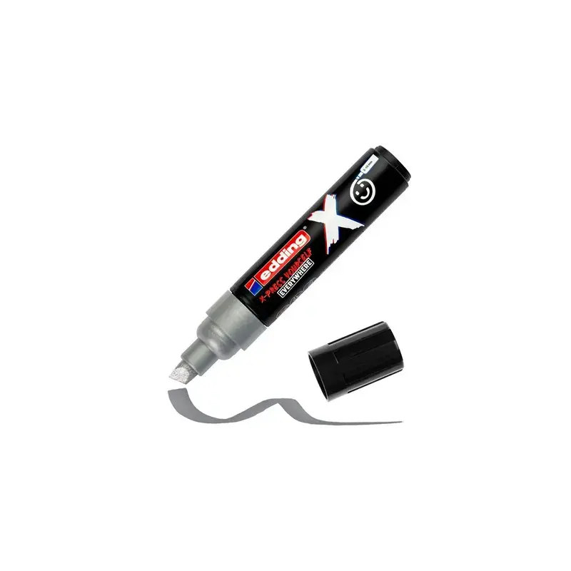 Edding X 6900 Oceano Pack de 3 Rotuladores Multisuperficie Permanentes de Tinta Opaca - Punta Biselada con Trazo 2-10mm - Color