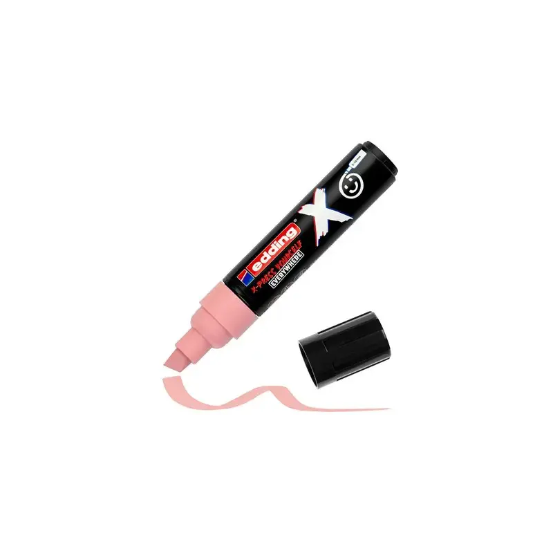 Edding X 6900 Pastel Pack de 3 Rotuladores Multisuperficie Permanentes de Tinta Opaca - Punta Biselada con Trazo 2-10mm - Color