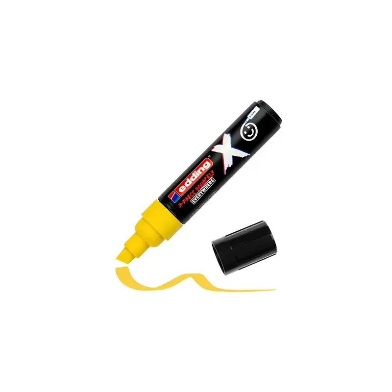 Edding X 6900 Caramelo Pack de 3 Rotuladores Multisuperficie Permanentes de Tinta Opaca - Punta Biselada con Trazo 2-10mm - Colo