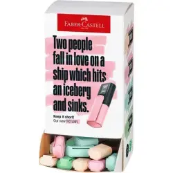 Faber-Castell TXTLNR Expositor con 60 Marcadores Fluorescentes - Punta Biselada - Trazo entre 1, 2 y 5 mm - Tinta con Base de Ag