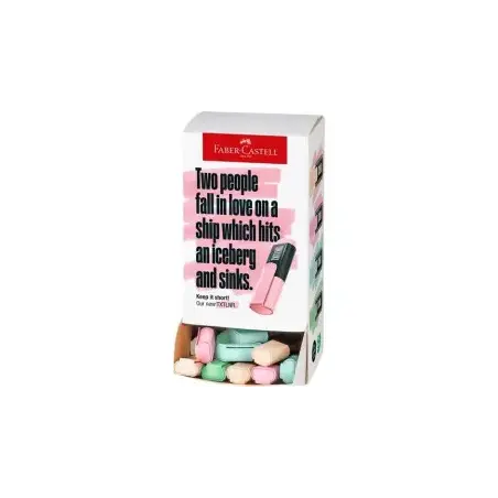 Faber-Castell TXTLNR Expositor con 60 Marcadores Fluorescentes - Punta Biselada - Trazo entre 1, 2 y 5 mm - Tinta con Base de Ag