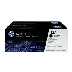 Pack 2 HP Q2612A (12A) Negro Tóner Originales | Ahorro Imprimiendo