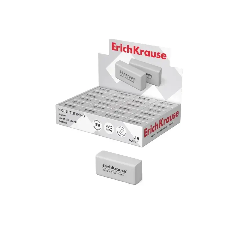 Erichkrause Nice Little Thing Borrador de Dureza Media - Fabricada en Caucho Termoplastico Hipoalergenico - Libre de PVC - Color