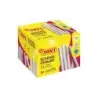 Jovi Classcolor Caja de 100 Tizas Antipolvo Blancas - Compactas - sin Polvo - Materias Primas Naturales - Trazos Nitidos - Facil