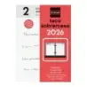 Finocam Taco de Sobremesa - Anual 2026 - 85x35x120mm - Sobremesa - Color Blanco y Rojo | Ahorro Imprimiendo