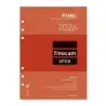 Finocam R1093 Recambio Anual 2026 para Agendas Open 2026 - Formato 1000 - 155x6x215mm - Semana Vista Horizontal - Color Blanco |