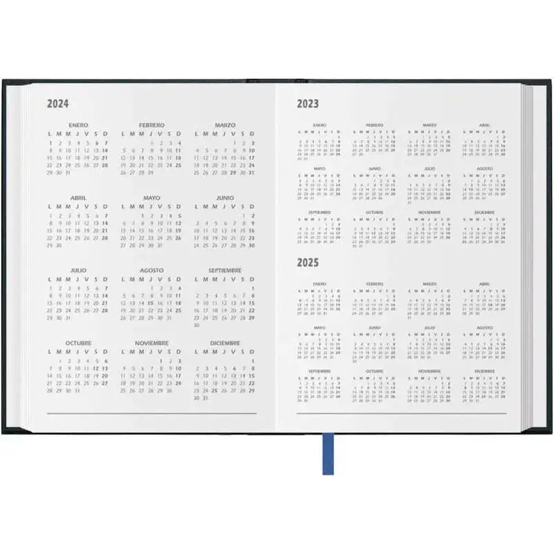 Dohe Segovia Agenda Anual - Dia a Dia - Tamaño 14x20cm - Color Negro | Ahorro Imprimiendo