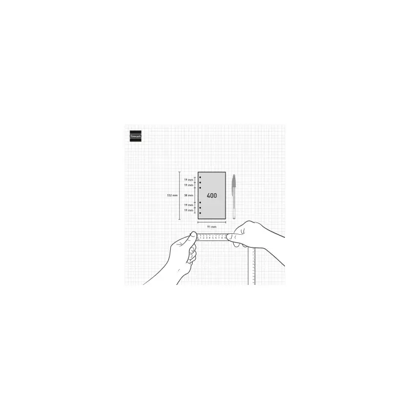 Finocam R499 Recambio Anual 2026 para Agendas Open 2026 - Formato 400 - 91x8x152mm - Semana Vista en Vertical - Color Blanco | A