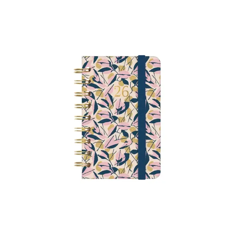 Finocam You Agenda de Espiral - Anual 2026 - Planificador - Cierre de Goma - Formato E3 - 93x19x135mm - Semana Vista Horizontal