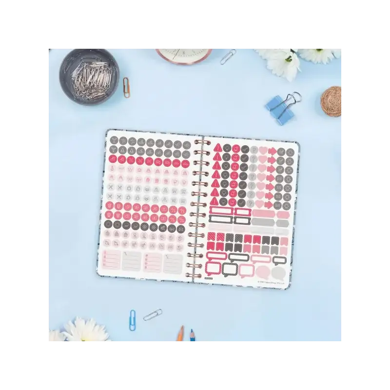 Finocam You Agenda de Espiral - Anual 2026 - Planificador - Cierre de Goma - Formato E5 - 131x19x190mm - Semana Vista Horizontal