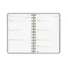 Finocam Alma Agenda - Anual 2026 - con Espiral - Formato E5 - 131x19x190mm - Semana Vista Horizontal - Color Negro | Ahorro Impr