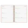 Finocam Alma Agenda - Anual 2026 - con Espiral - Formato E10 - 172x19x220mm - Semana Vista Horizontal - Color Coral | Ahorro Imp