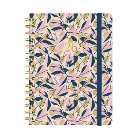 Finocam You Agenda de Espiral - Anual 2026 - Planificador - Cierre de Goma - Formato E10 - 172x19x220mm - Semana Vista Horizonta