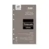 Finocam R498 Recambio Anual 2026 para Agendas Open 2026 - Formato 400 - 91x16x152mm - 1 Dia por Pagina - Color Blanco | Ahorro I