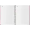 Dohe Menphis Agenda Anual - Dia Pagina - Cubierta de Plastico - Sabado y Domingo misma Pagina - Cierre con Goma Elastica - Tamañ